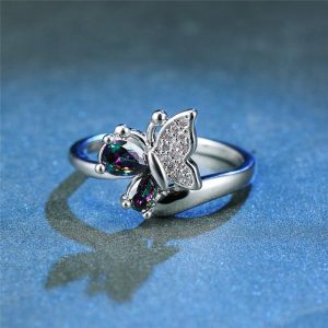 Butterfly Ring Band- blue