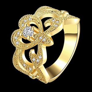 Magical Princess Crown Heart Ring