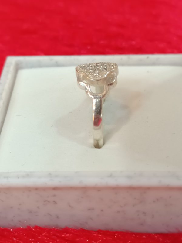 Silver Clover Bloom Ring - Image 4