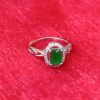 Emerald Radiance Silver Ring