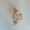 Om Symbol Silver Ring with Crystal Accents - Image 3