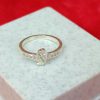 Wave Accent Silver Ring