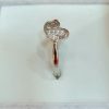Whimsical Heart Swirl Silver Ring - Image 4