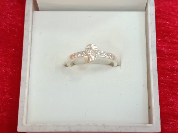 Wave Accent Silver Ring - Image 4