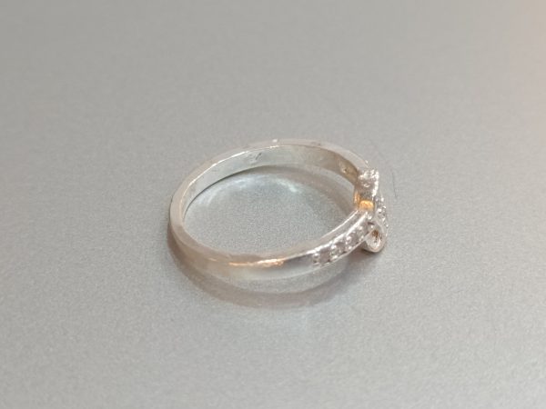 Wave Accent Silver Ring - Image 6
