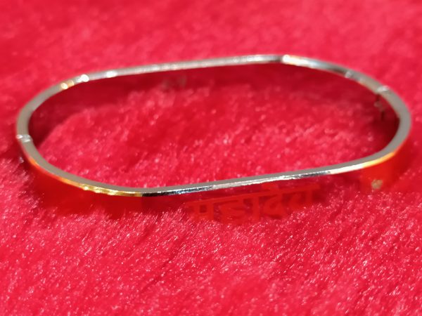 Mahadev Engraved Dual-Tone Kada - Image 2