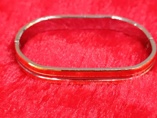 Mahadev Engraved Dual-Tone Kada - Image 9