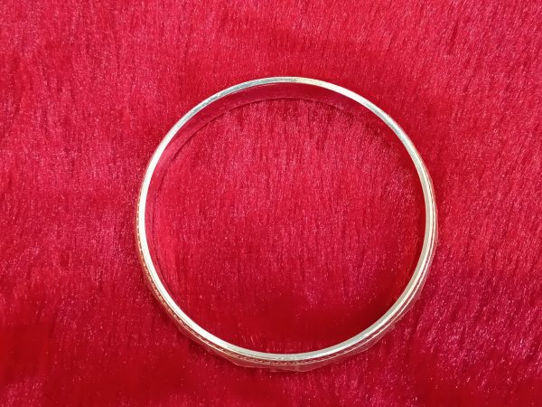 Vintage-Inspired 925 Sterling Silver Bangle - Image 3