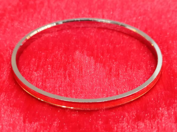 3-Line Two-Tone Bangle for Men