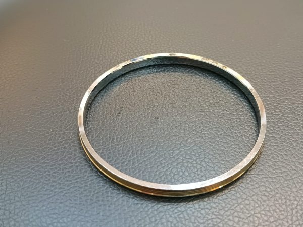 3-Line Two-Tone Bangle for Men - Image 6