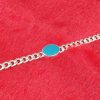 Turquoise Oval Link Bracelet - Image 3