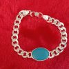 Turquoise Oval Link Bracelet