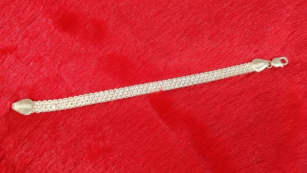 Textured Weave Chain Bracelet - Image 2