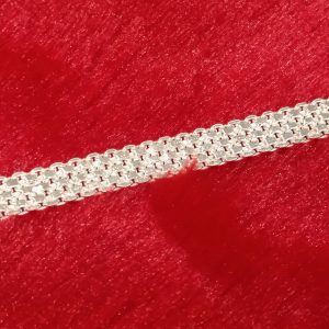 Textured Weave Chain Bracelet