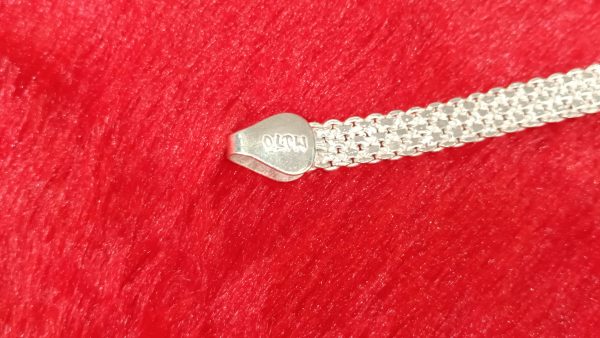 Textured Weave Chain Bracelet - Image 3