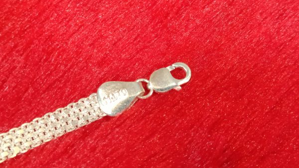 Textured Weave Chain Bracelet - Image 4