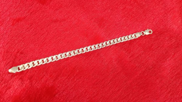 Textured Cuban Link Bracelet - Image 2