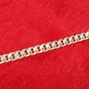 Textured Cuban Link Bracelet