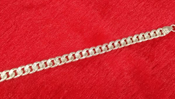 Textured Cuban Link Bracelet