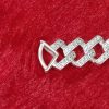 Silver Iced Cuban Link Bracelet for Men - Image 5
