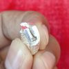 Silver Iced Cuban Link Bracelet for Men - Image 7