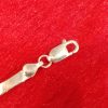 Sterling Silver Flat Oval Link Bracelet - Image 4