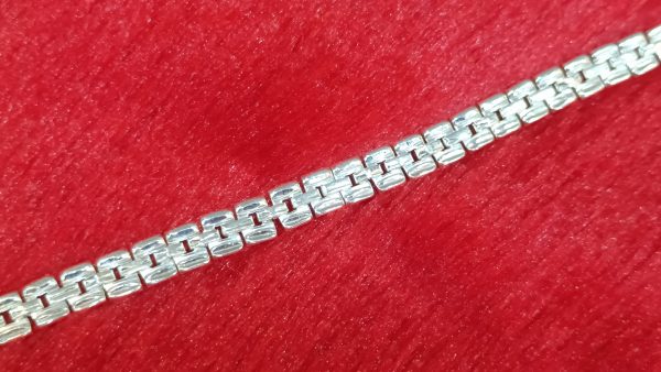 Sterling Silver Box Link Bracelet