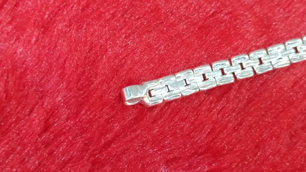 Sterling Silver Box Link Bracelet - Image 3