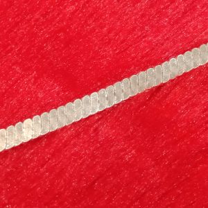 Diagonal Textured Chain Bracelet