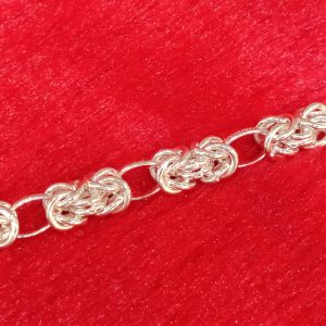 Silver Byzantine Chain Bracelet