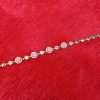 Pink Halo Crystal Silver Bracelet - Image 2