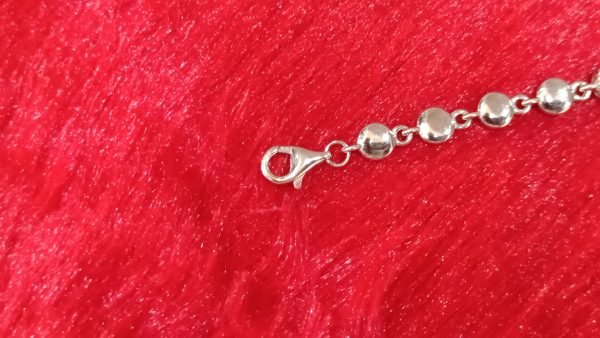 Pink Halo Crystal Silver Bracelet - Image 3