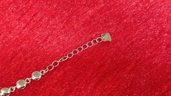 Pink Halo Crystal Silver Bracelet - Image 4