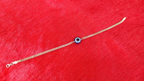Evil Eye Silver Chain Bracelet - Image 2