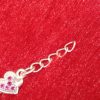 Romantic Pink Stone Heart Bracelet - Image 4