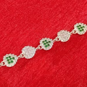 Elegant Clover Sparkle Bracelet