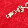 Colorful Heart-Link Silver Bracelet - Image 3
