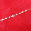 Silver Vine Leaf & Swirl Bracelet - Image 2