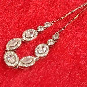 Oval Elegance Silver Bracelet
