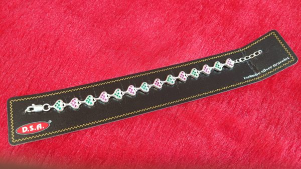 Butterfly Motif Silver Bracelet - Image 4