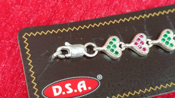 Butterfly Motif Silver Bracelet - Image 5