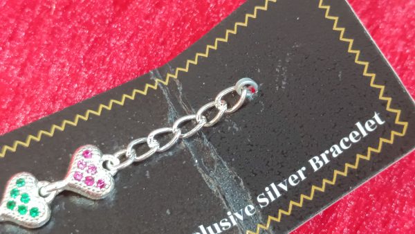 Butterfly Motif Silver Bracelet - Image 6
