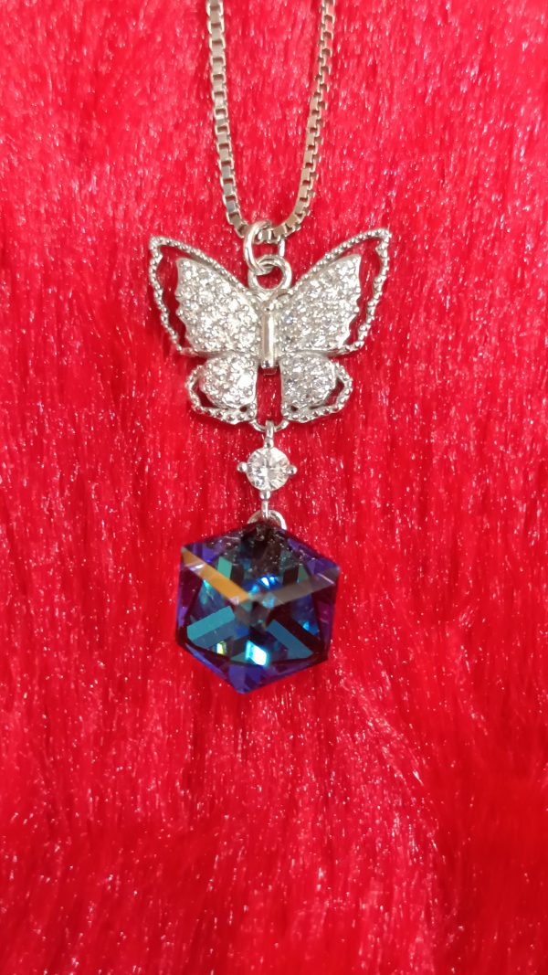Butterfly Pendant with Chain