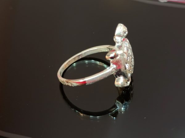 Sterling Silver Turtle Ring – Symbol of Serenity and Strength - Image 4