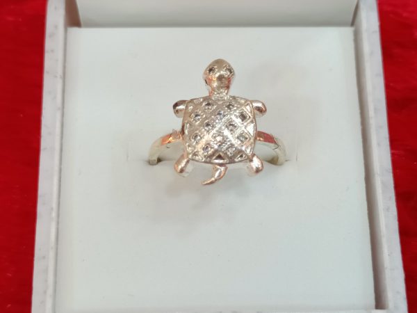 Sterling Silver Turtle Ring – Symbol of Serenity and Strength - Image 3
