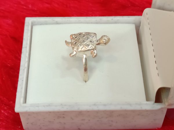 Sterling Silver Turtle Ring – Symbol of Serenity and Strength - Image 2