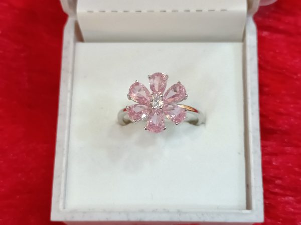 Branch-Inspired Ring with Blue Marquise Gemstones - Image 2