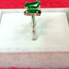 Butterfly Ring with Dual Green Gemstones - Image 4