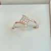 Sterling Silver Princess Cluster Ring - Image 4