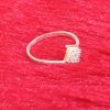Sterling Silver Princess Cluster Ring - Image 5